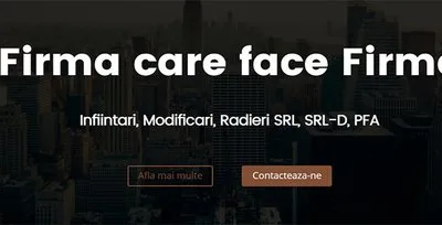 Infiintari - modificari firme Bucuresti