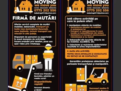 Mutari mobila - transport - debarasari Bucuresti