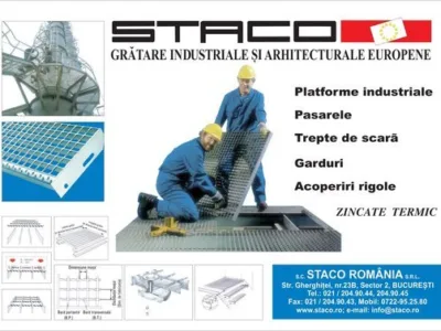 Gratare metalice industriale - gratare arhitecturale - Bucuresti