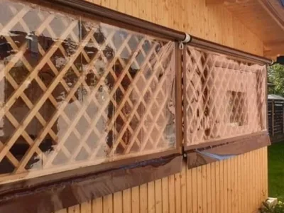 Rulouri terase transparente