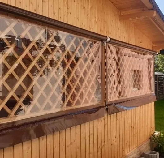 Rulouri terase transparente