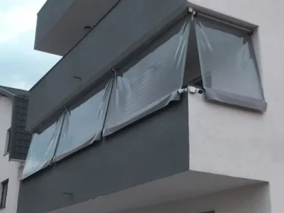 Rulouri terase transparente