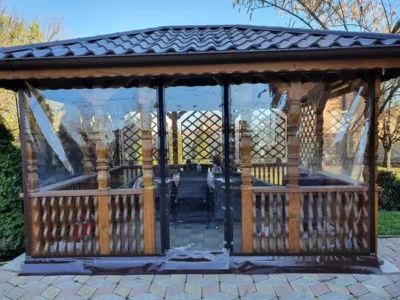 Rulouri terase transparente