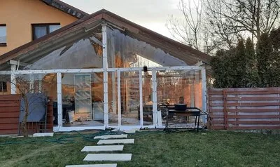 Rulouri terase transparente