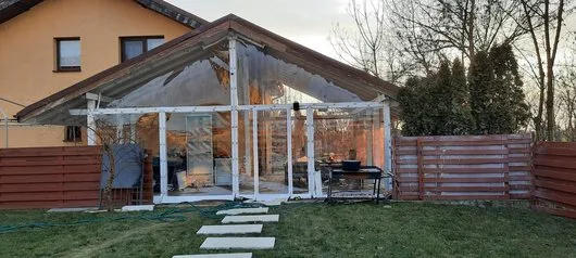 Rulouri terase transparente