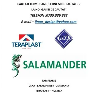Tamplarie PVC Bucuresti - Ilfov