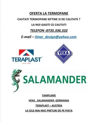 Tamplarie PVC Bucuresti - Ilfov