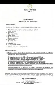 Dezinfectie prin Nebulizare