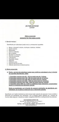 Dezinfectie prin Nebulizare