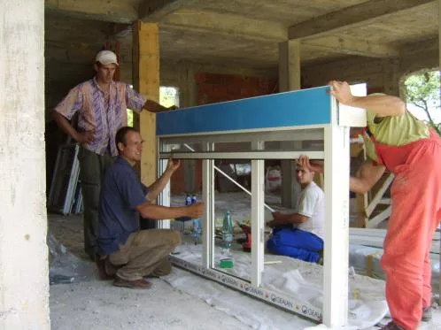 Tamplarie PVC - aluminiu si lemn stratificat - Brasov