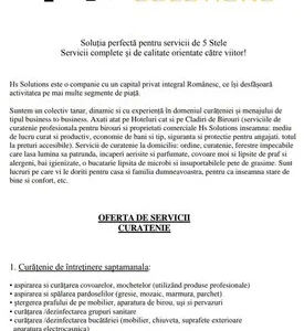Firma curatenie Bucuresti