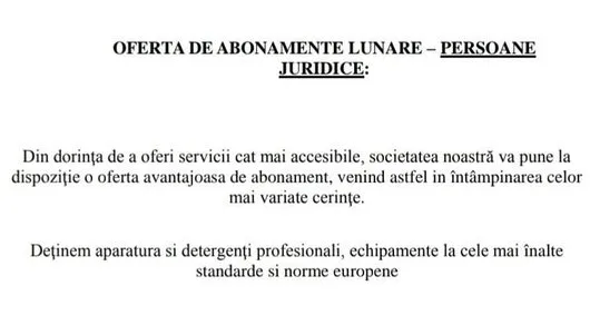 Firma curatenie Bucuresti