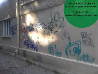Indepartare grafitti - curatenie Bucuresti