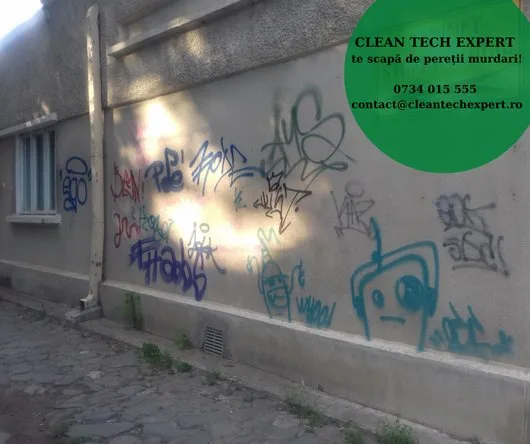 Indepartare grafitti - curatenie Bucuresti