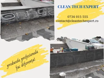 Indepartare grafitti - curatenie Bucuresti
