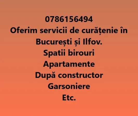 Servicii de curatenie