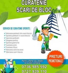 Curatenie scari de bloc Bucuresti - Ilfov