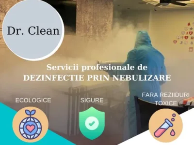 Servicii premium de dezinfectie prin nebulizare