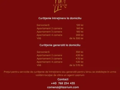 Servicii de curatenie