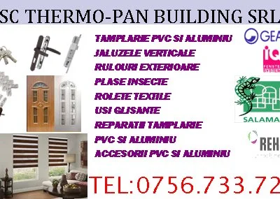 Tamplarie aluminiu PVC