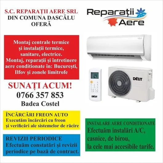 Montaj - reparatii aer conditionat