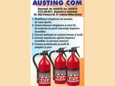 Materiale si organizare a apararii impotriva incendiilor - Bucuresti