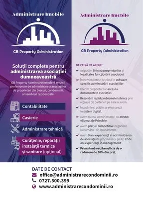 Administrare Asociatii de Proprietari