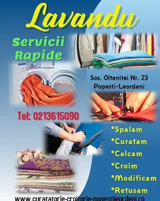 Curatatorie Haine -Covoare -Croitorie Popesti Leordeni