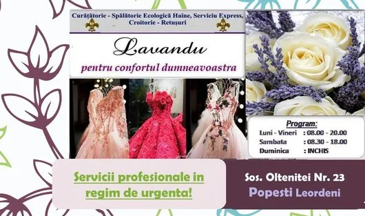 Curatatorie Haine -Covoare -Croitorie Popesti Leordeni