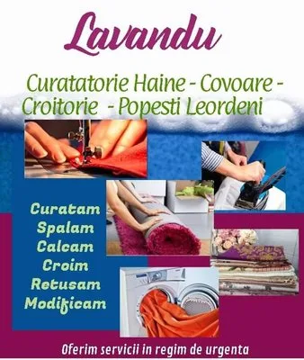 Curatatorie Haine -Covoare -Croitorie Popesti Leordeni