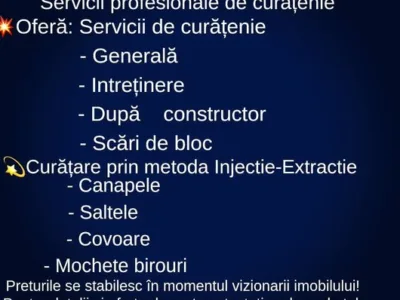 Servicii generale de curatenie