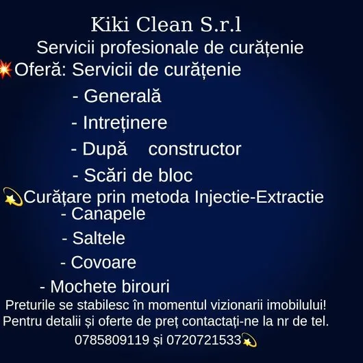 Servicii generale de curatenie