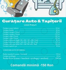 Curatare Auto & Tapiterii Bucuresti