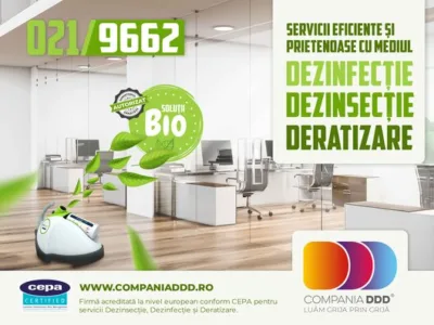 Servicii Dezinsectie - Dezinfectie - Deratizare Bucuresti si national