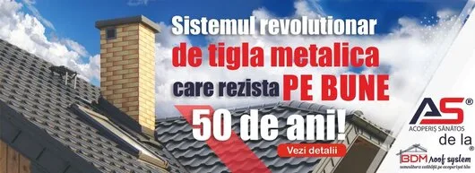 Comercializare si montare sisteme de acoperis - Bucuresti