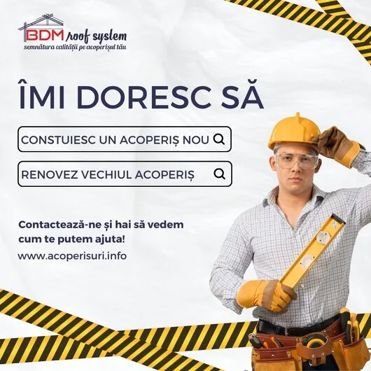 Comercializare si montare sisteme de acoperis - Bucuresti