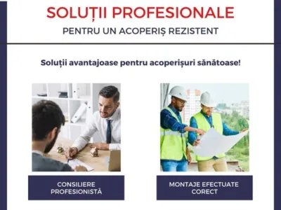 Comercializare si montare sisteme de acoperis - Bucuresti
