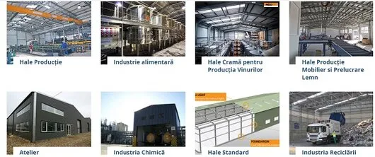 Hale prefabricate industriale