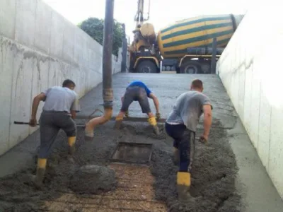 Executii pardoseli industriale - beton amprentat - Galati