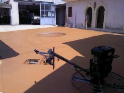 Executii pardoseli industriale - beton amprentat - Galati