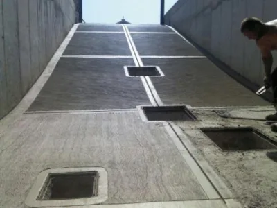 Executii pardoseli industriale - beton amprentat - Galati