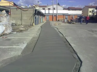 Executii pardoseli industriale - beton amprentat - Galati