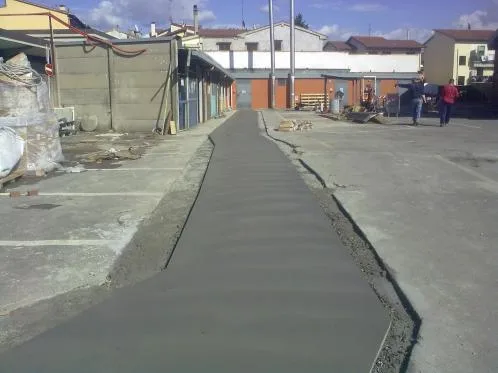 Executii pardoseli industriale - beton amprentat - Galati