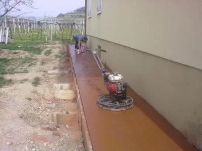 Executii pardoseli industriale - beton amprentat - Galati