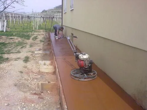 Executii pardoseli industriale - beton amprentat - Galati