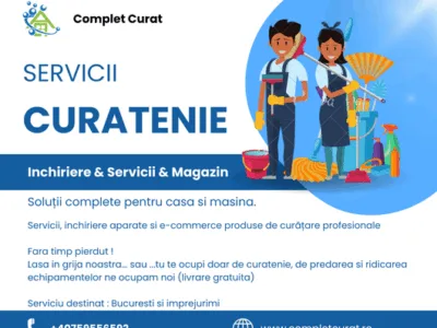 Inchiriere echipamente curatenie - Servicii curatenie