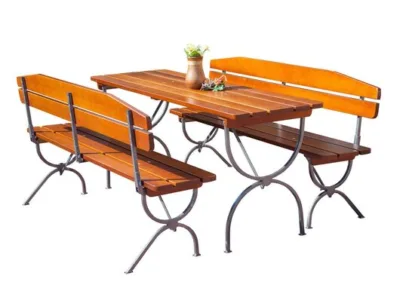 Mobilier gradina din lemn masiv - Showroom Bucuresti