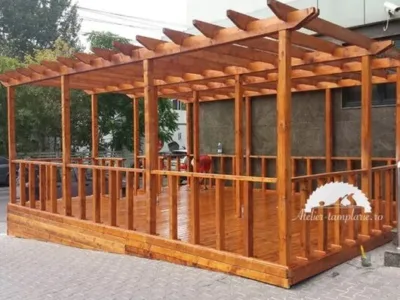 Usi - ferestre - mobilier restaurant - pergole din lemn - Bucuresti