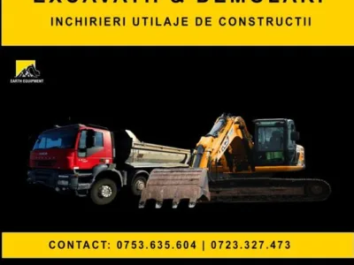 Inchiriere si reparatii utilaje echipate cu motoare Caterpillar - Bucuresti