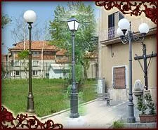 Harman / Brasov - Corpuri iluminat,mobilier urban din fonta